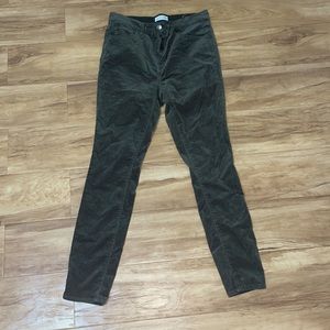 Olive Green pants soft high waisted